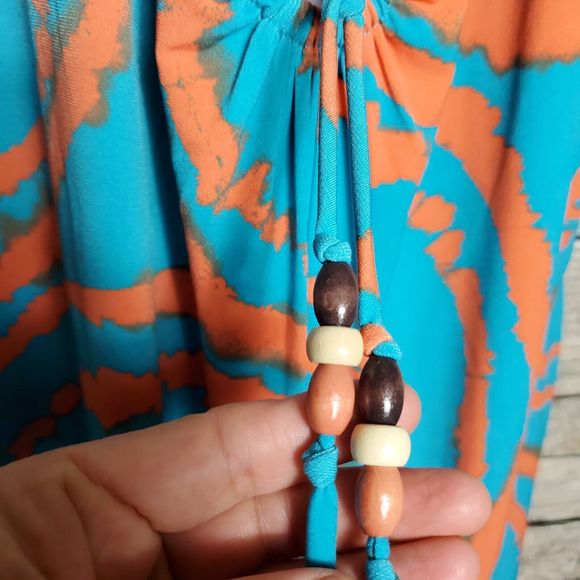 Ashley Stewart Printed Bead Embellished Jumpsuit Size 30/32W NWT - Picture 8 of 14